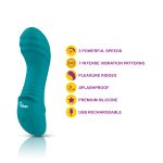 Lalita Mini Pleasure Ridges G-Spot Vibe - Ocean - Image 2