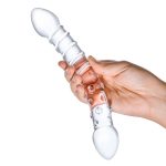 Double Trouble Glass Dildo - Image 3