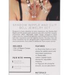 Shadow Bell Nipple and Clit Jewelry Silver
