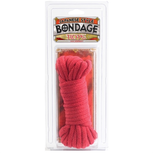 6bfc1c436f2a70854909cfd51915f00f Bondage Rope - Cotton - Japanese Style - Red - Image 1