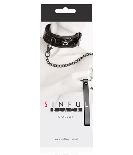 6e9358cc90524f95a4835eb23a6a27a9 Sinful Collar - Black - Image 1