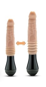 Dr. Skin Silicone - Dr. Knight - Thrusting Gyrating Vibrating Dildo - Beige - Image 7