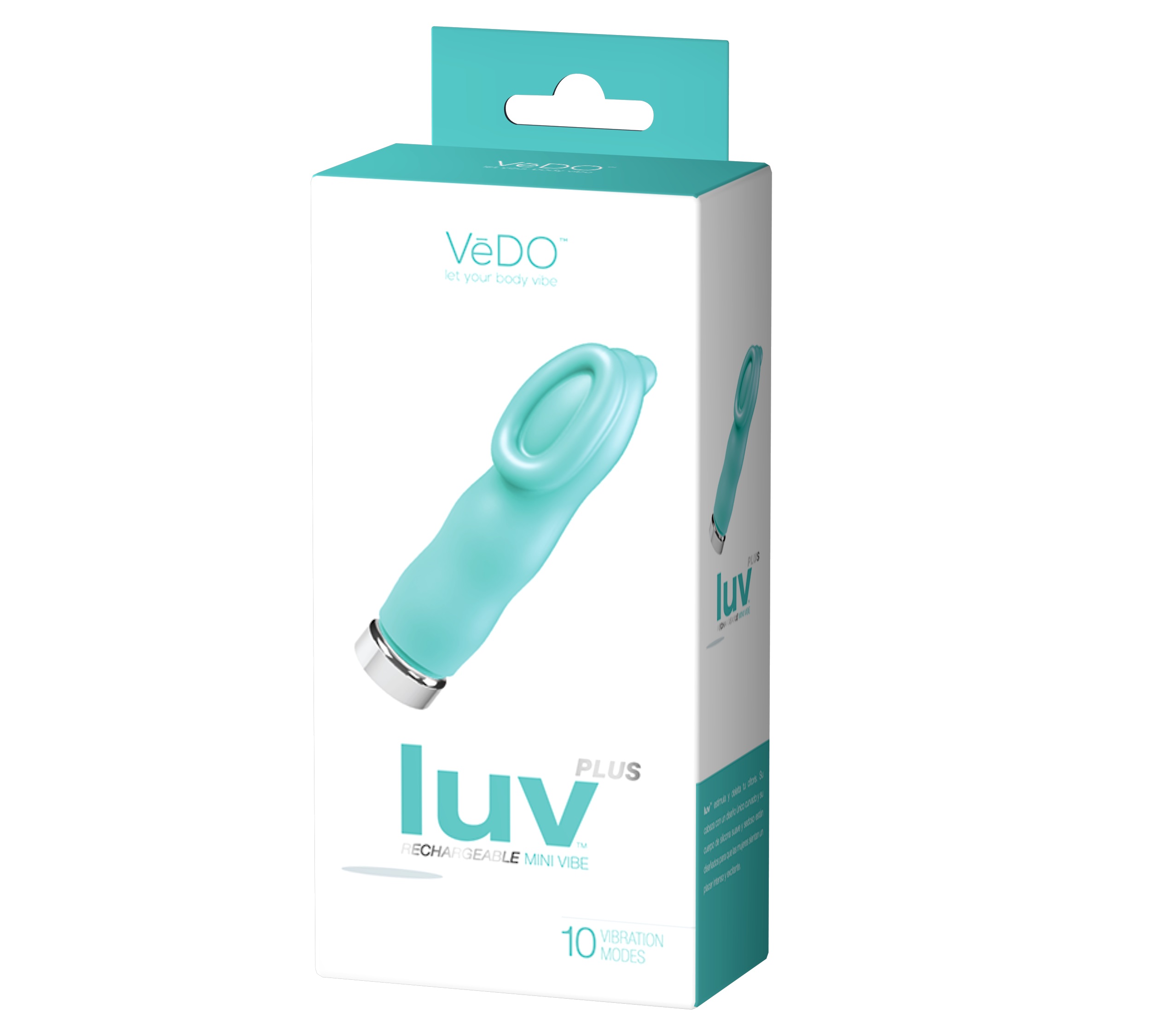 6jG3l3IHow5IYCinpoKYmEO8nTMEdbaW Luv Plus Rechargeable Mini Vibe - Tease Me Turquoise - Image 1