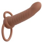 Performance Maxx Rechargeable Ribbed Dual Penetrator - Brown - Image 6