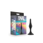 Anal Adventures Platinum - Silicone Beginner Plug - Small - Black - Image 5