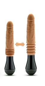 Dr. Skin Silicone - Dr. Arthur - Thrusting Gyrating Vibrating Dildo - Tan - Image 2