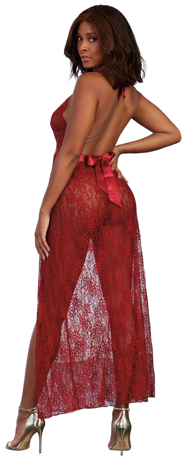 7HKaXE3sYV1fMBPBAu7kmjKOaZmkYcPL Gown, G-String - Medium - Garnet - Image 1