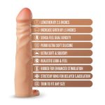 Performance Plus 3 Inch Silicone Penis Xtender - Beige - Image 2