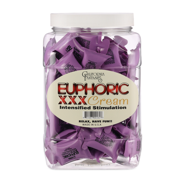 7TfhtbF8 Euphoric XXX Cream - 72 Piece Fishbowl - 10 ml Pillows - Image 1
