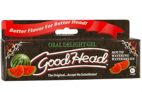 7f13e015f6dad627137b7f51823eee9e Good Head Oral Delight Gel 4 Oz - Watermelon - Image 1