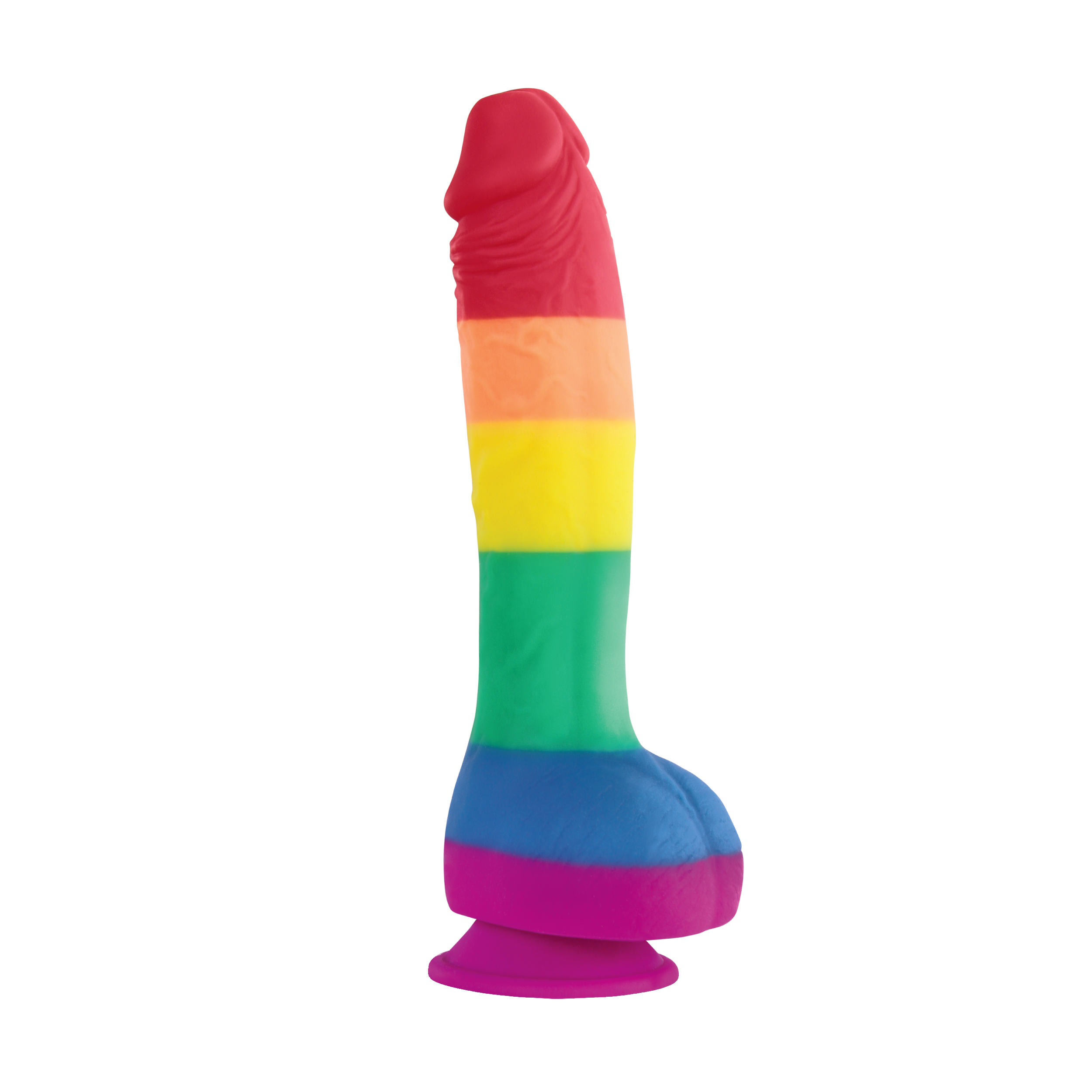 7fzOBdQW6vIHepGfijaT6lhDas9YbjO8 Colours Pride Edition - 8 Inch Dong - Rainbow - Image 1
