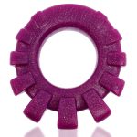 Cock-Lug Lugged Cockring - Plum - Image 3