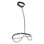 Euphoria Collection Plus Size Chain Halter/collar and Leash - Black - Image 5