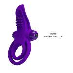 Pretty Love Vibrant Penis Ring - Purple - Image 5