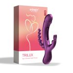Trilux - App Controlled Rabbit Vibrator - Purple - Image 4