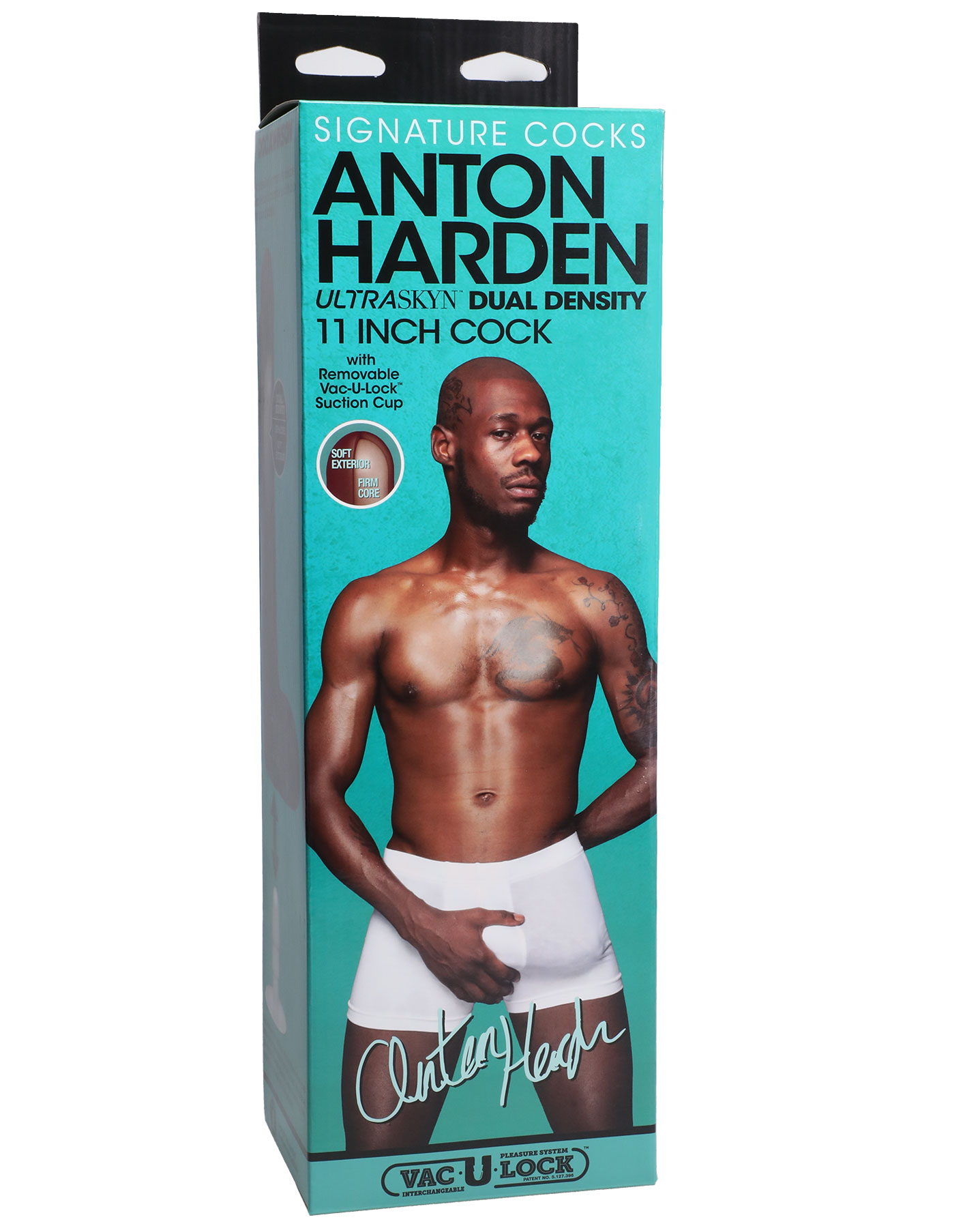 85zeTpAMbLFn2nSt7vPxlXkrucHNlNBA Signature Cocks - Anton Harden - 11 Inch Ultraskyn Cock With Removable Vac-U-Lock Suction Cup - Image 1
