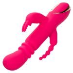 Jack Rabbit Signature Heated Silicone Triple Fantasy Rabbit - Pink - Image 6