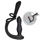Enhancer Vibro Plug and Penis Sheath - Black - Image 2