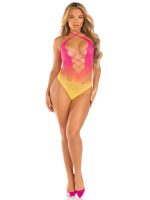Ombre Halter Bodysuit - One Size - Sunset - Image 5