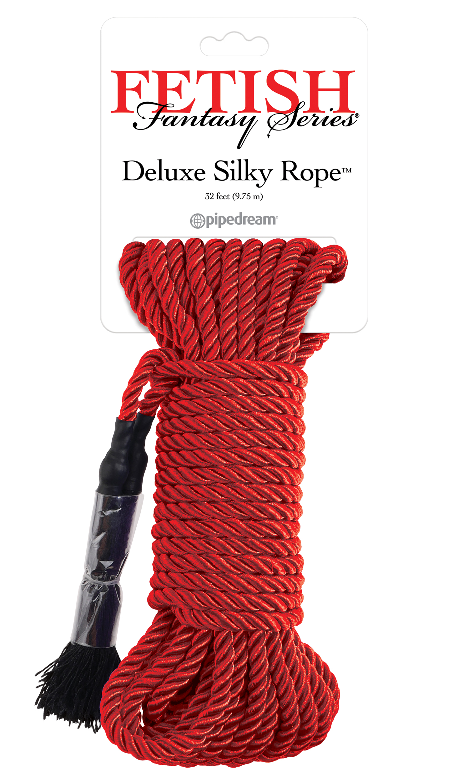 8c373a8adec42456de337a7f2316d771 Fetish Fantasy Series Deluxe Silky Rope - Red - Image 1