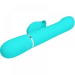 Falin Rabbit Vibrator Pearls - Turquoise - Image 2
