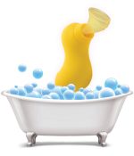 Sucky Ducky Silicone Clitoral Stimulator - Yellow - Image 3
