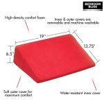 Love Cushion Small Wedge Pillow - Red - Image 4