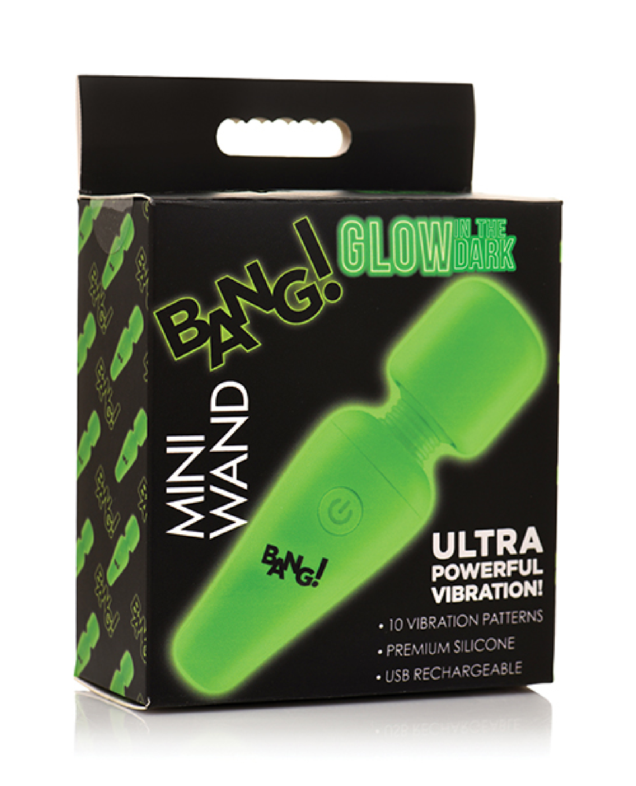 8pFqK3LZnJtqsAhhr3ptezmDC1LoVWmn Glow in the Dark Mini Wand - Green - Image 1