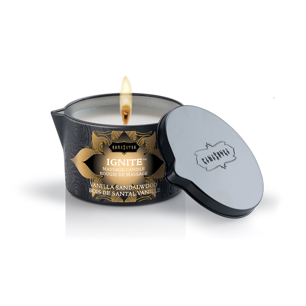 8rV7dAm2a7AE9qeAEyf0m0zRoNutd8jc Ignite Vanilla Sandalwood Massage Candle - 6 Oz. - Image 1