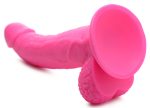 Pop Pecker 7.5 Inch Dildo With Balls - Pink - Image 5