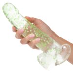 Naughty Bits I Leaf Dick Glow-in-the-Dark Weed Leaf Dildo - Glow in the Dark - Image 3