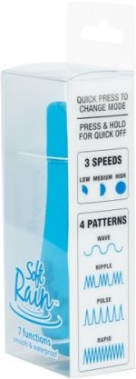 Soft Rain Power Bullet 3 Inch Breeze Coated 7  Function - Blue - Image 2