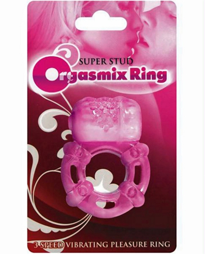 94926babec45ebe3ed8670b62317533f Super Stud Orgasmix Ring - Magenta - Image 1