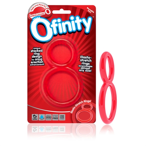 949a760b8ca82041f0a672ccd3509ed5 Ofinity Double Ring - Red - Image 1