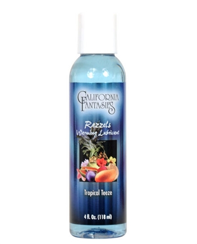 94ac15d979136abdf980bfc1d4af23f8 Razzels Warming Lubricant - Tropical Teeze - 4 Oz. Bottle - Image 1