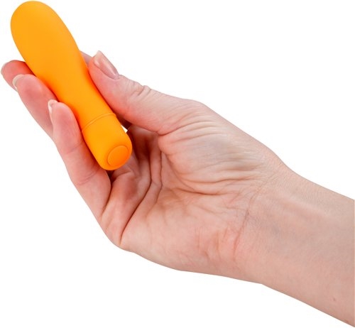 94e7ca1714f9b215c0053024dddaa562 Soft Rain Power Bullet 3 Inch Breeze Coated 7 Function - Orange - Image 1