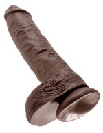 King Cock 10-Inch Cock With Balls - Brown - Image 3