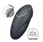 Satisfyer Tap and Climax 1 Vibrator - Grey - Image 2