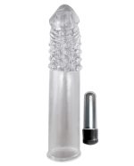 Ram Vibrating Penis Extender - Clear - Image 2