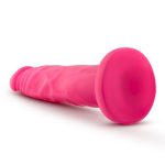 Neo - 7.5 Inch Dual Density Cock - Neon Pink - Image 3