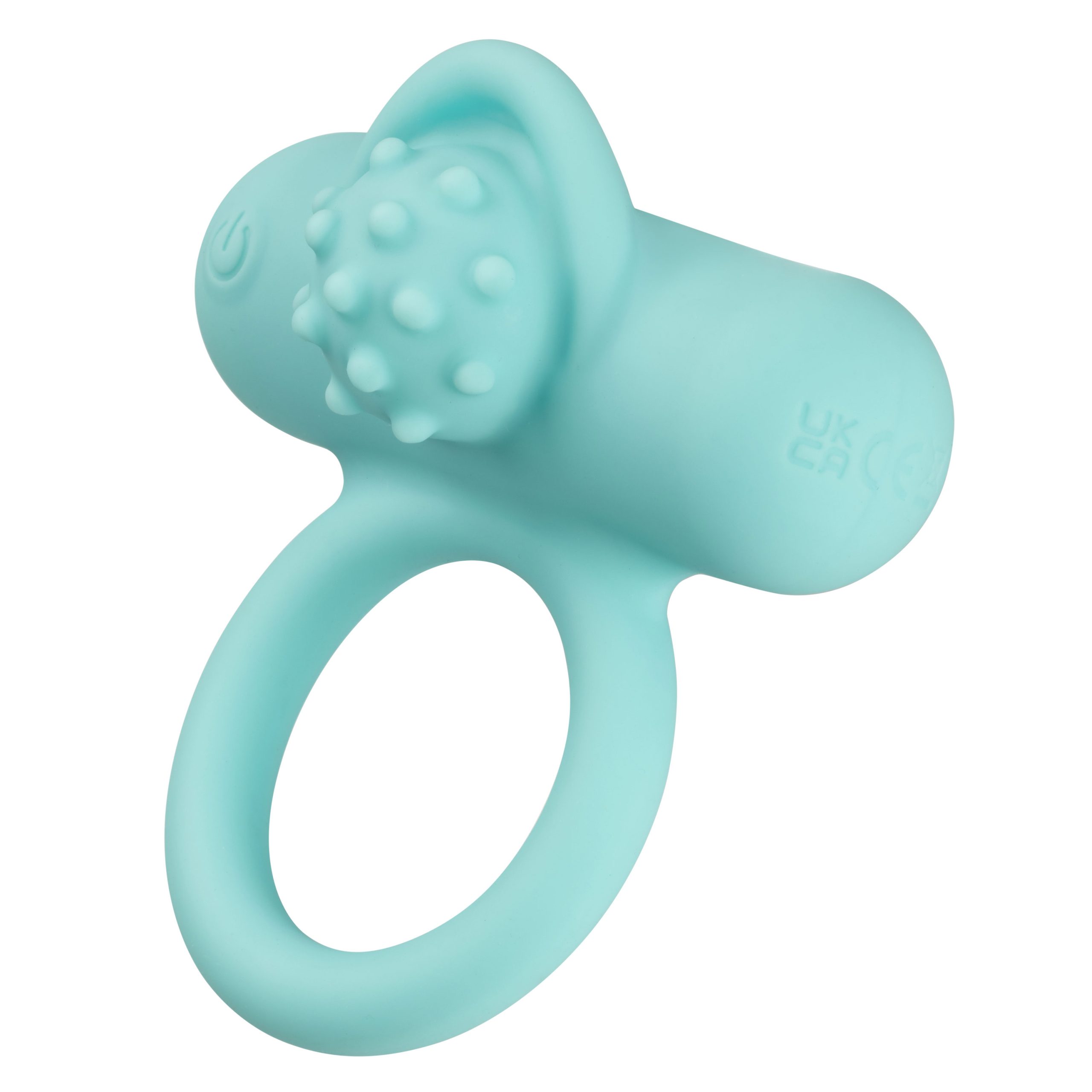 9X2eHGm5lqZNqRtS905U7kyry5TimdlN Silicone Rechargeable Nubby Lover's Delight - Blue - Image 1
