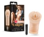 Enlust Georgia Male Masturbator With Bullet Vibrator - Beige