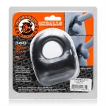 360 2- Way Cockring and Ballsling - Black - Image 2