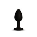 Gemma Pink Gem Black Silicone Plug - Large - Image 7