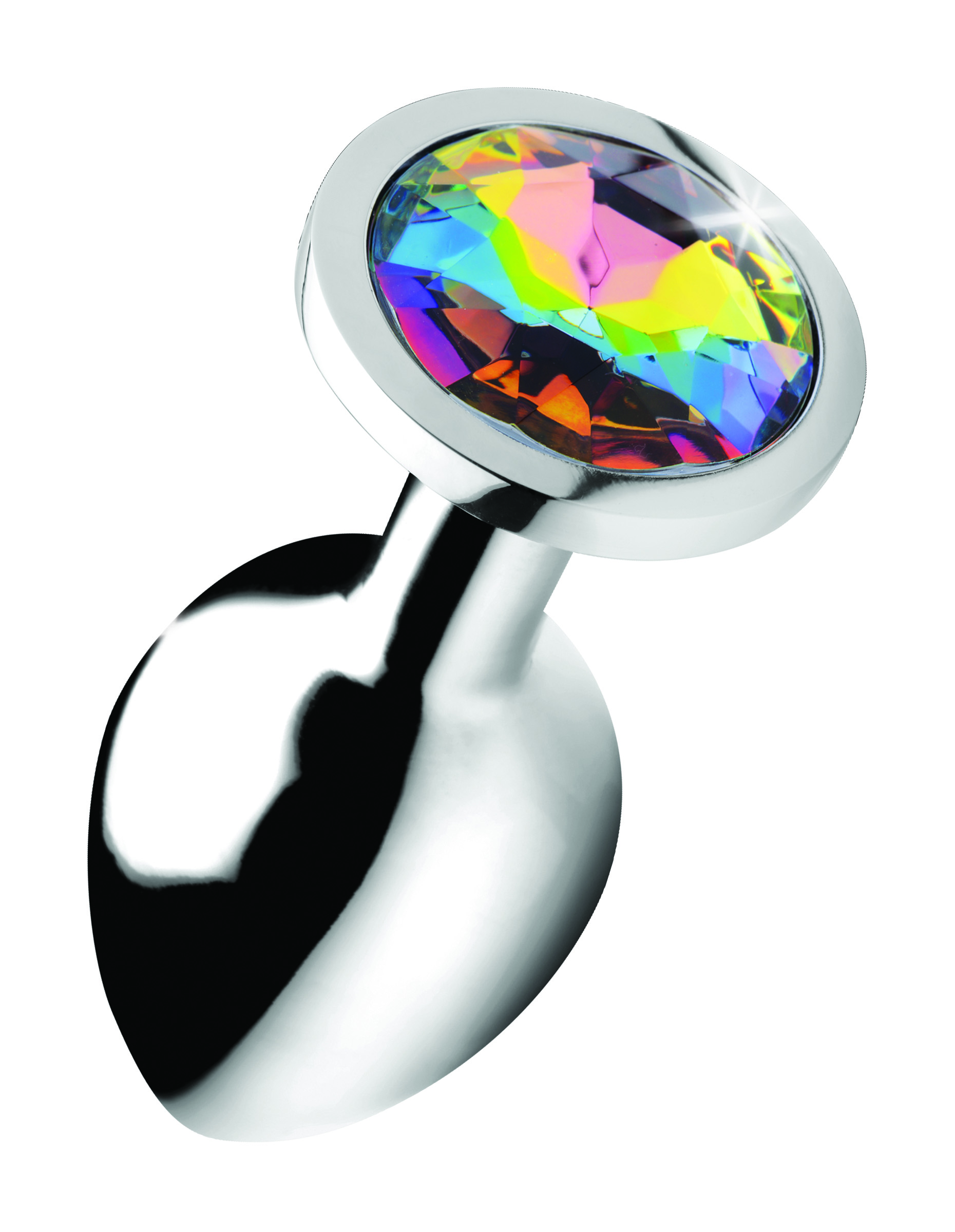 9gk09BSgMrjXZty3puGfAC0WgH5Ci4dg Rainbow Prism Gem Anal Plug - Medium - Image 1