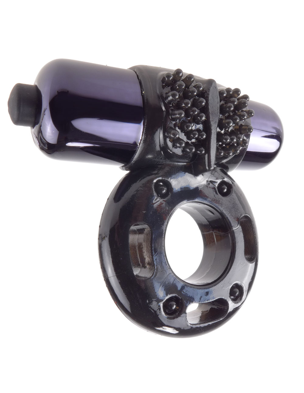 9jiUl609KMYlUzbCqwMyhKygIrqpLEG4 Fantasy C-Ringz Vibrating Super Ring Black - Image 1