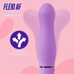 Aria - Exciting Af 2.0 - Rechargeable Vibe - Indigo - Image 2