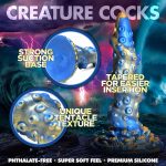Lord Kraken Tentacled Silicone Dildo - Blue - Image 6