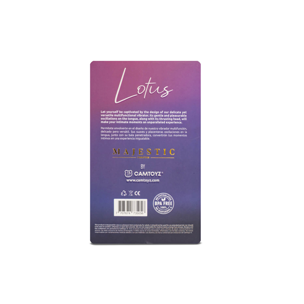 AIiCQXPm Vibrator Lotus Bullet - Red - Image 1