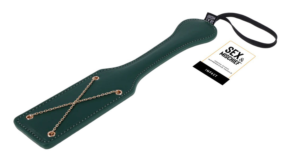 ASLQ2f1i Indica Chain Impressions Paddle - Green - Image 1